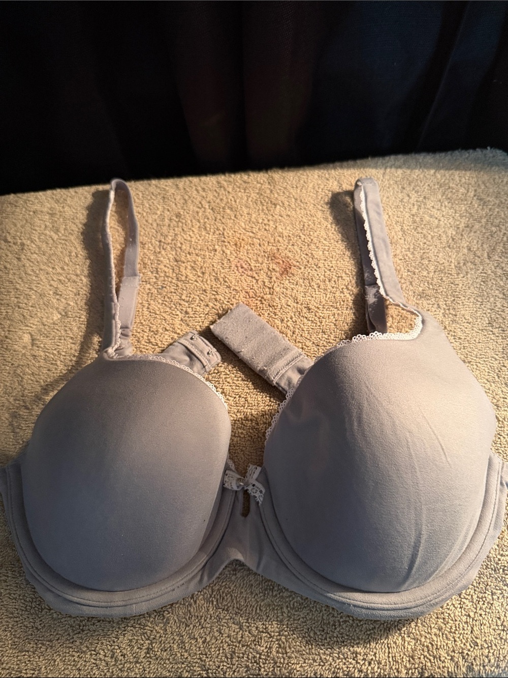 Victoria's Secret Light Gray Molded T-Shirt Bra